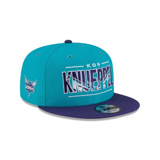 Charlotte Hornets Kon Knueppel Wordmark 9FIFTY Snapback Hat - New Era Cap