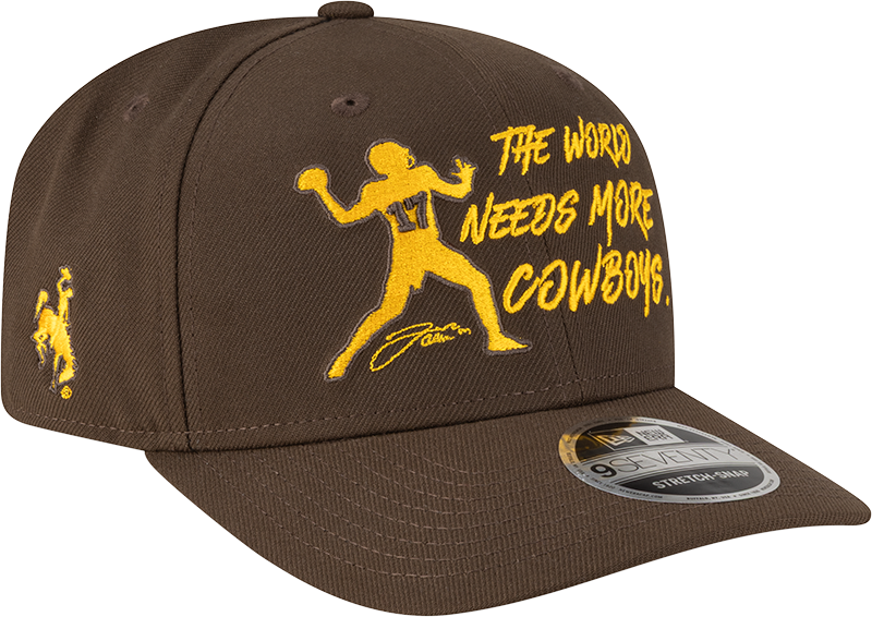 Wyoming Cowboys Josh Allen Jersey Retirement More Cowboys 9SEVENTY Stretch-Snap Hat