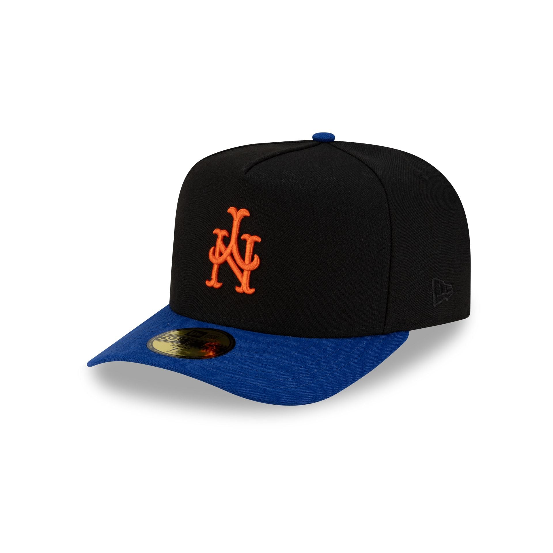 Just Caps Upside Down Logo New York Mets 59FIFTY A-Frame Fitted Hat