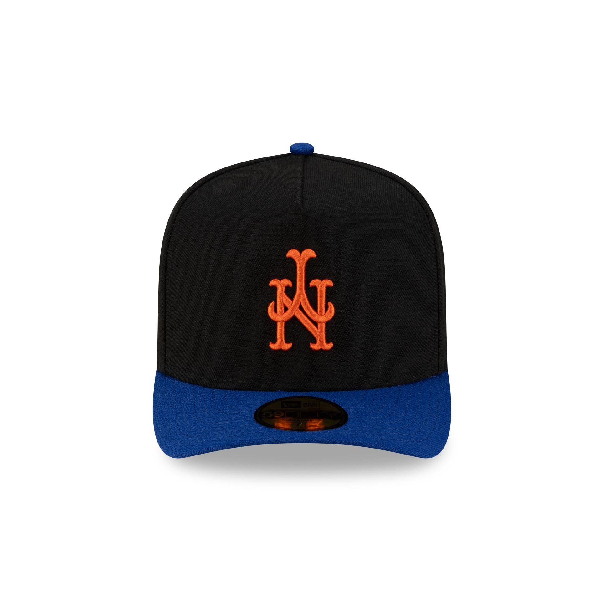 Just Caps Upside Down Logo New York Mets 59FIFTY A-Frame Fitted Hat
