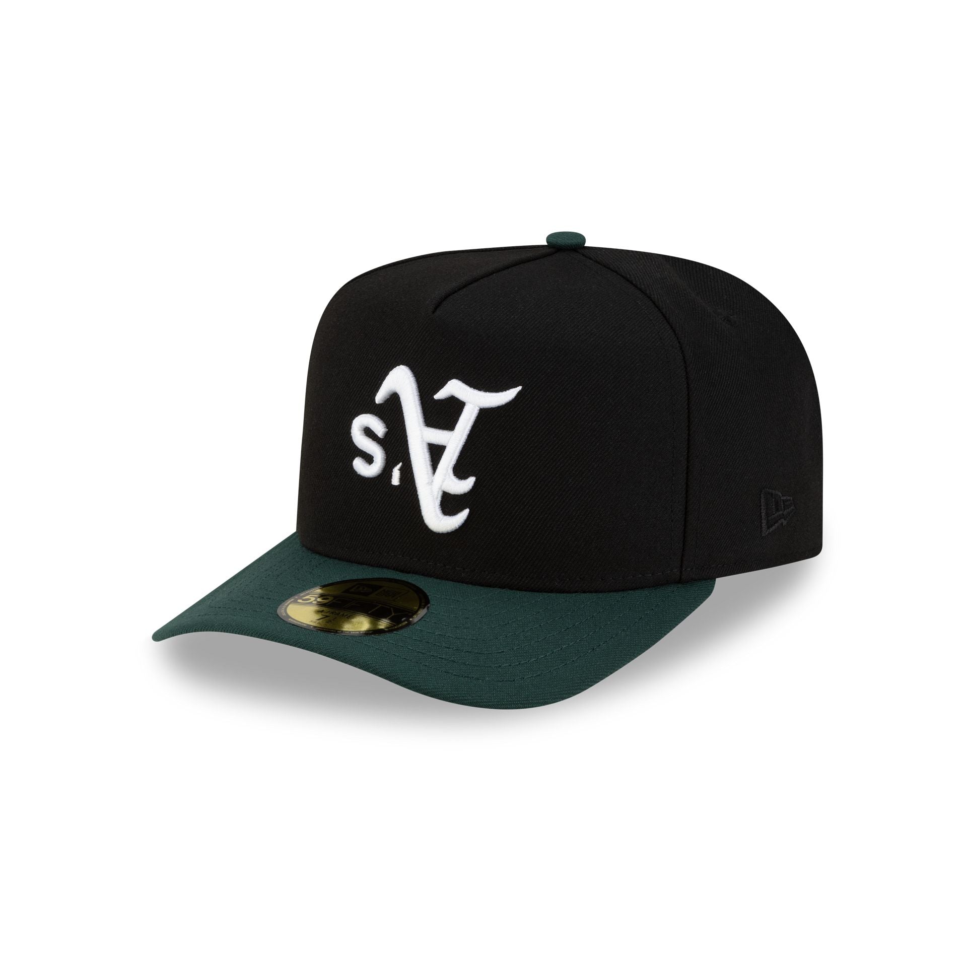 Just Caps Upside Down Logo Athletics 59FIFTY A-Frame Fitted Hat