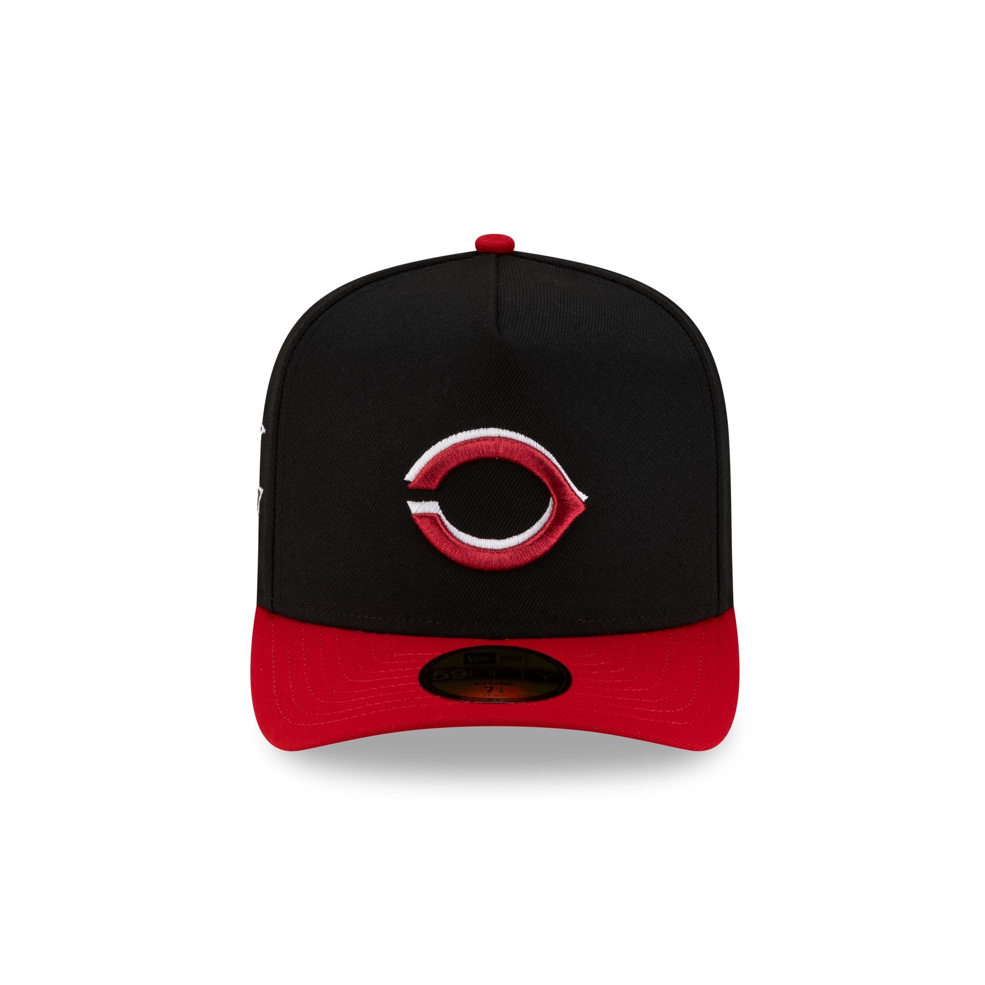 Just Caps Upside Down Logo Cincinnati Reds 59FIFTY A-Frame Fitted Hat