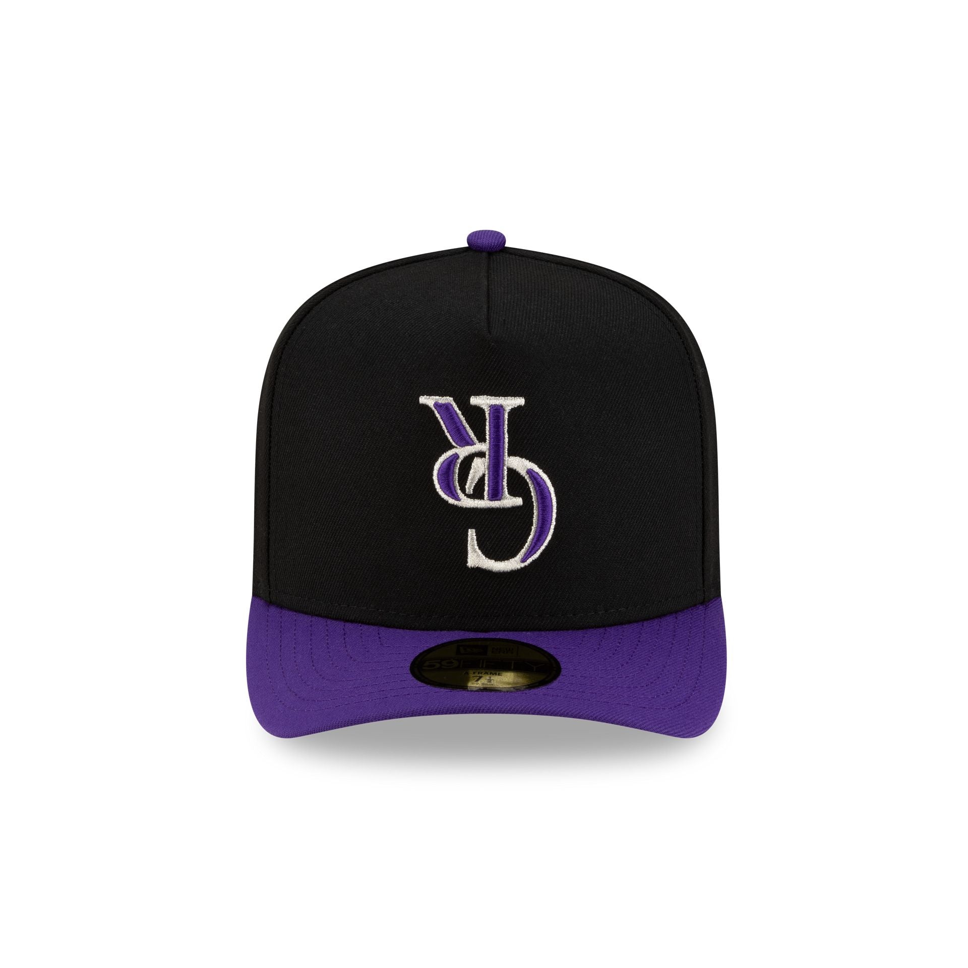Just Caps Upside Down Logo Colorado Rockies 59FIFTY A-Frame Fitted Hat