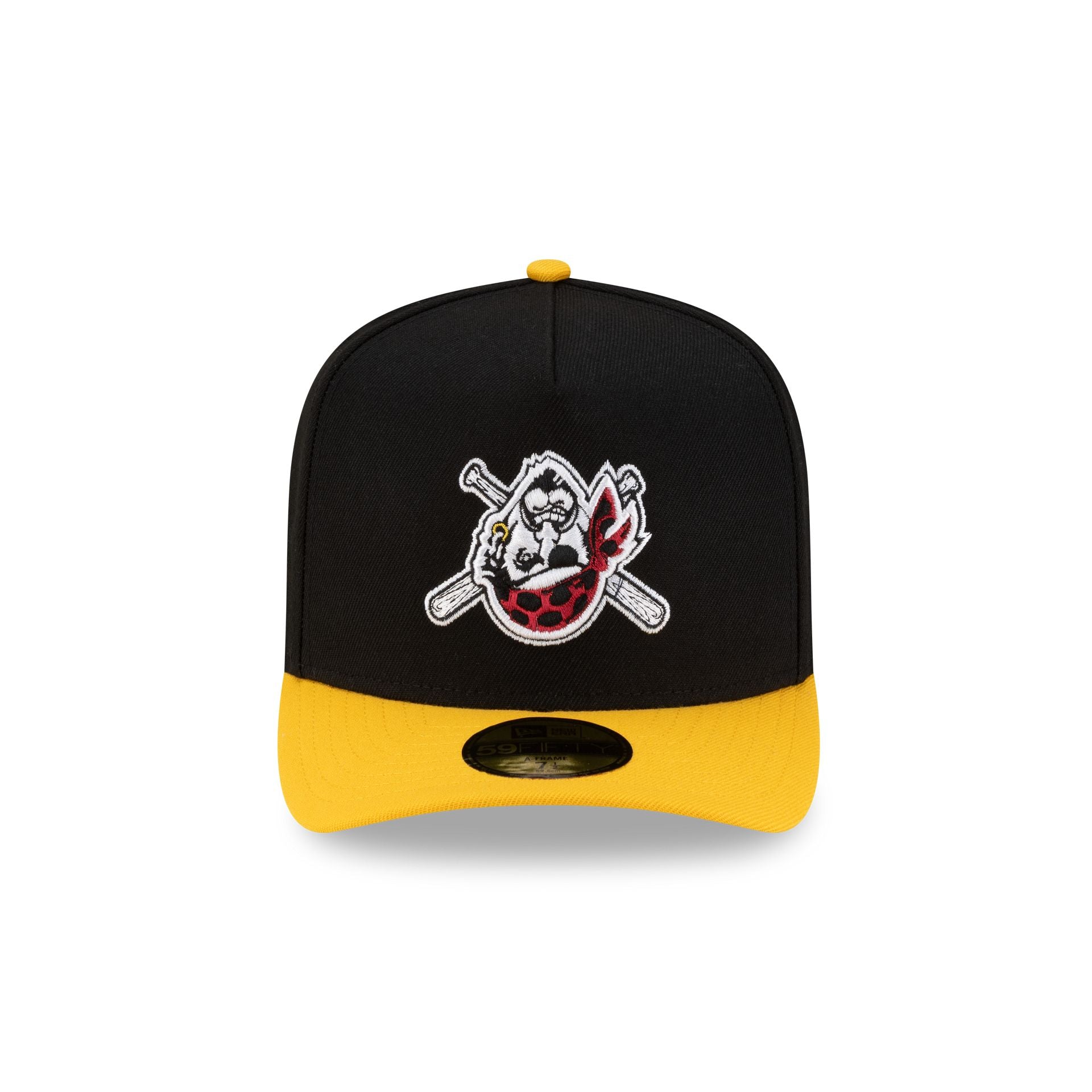 Just Caps Upside Down Logo Pittsburgh Pirates 59FIFTY A-Frame Fitted Hat