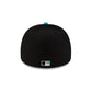 Just Caps Upside Down Logo Miami Marlins 59FIFTY A-Frame Fitted Hat