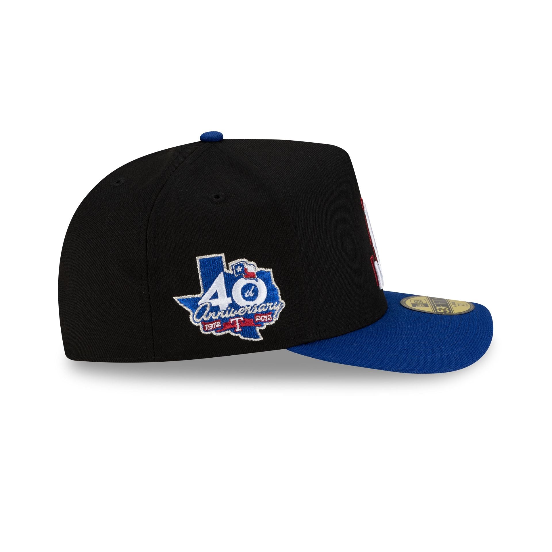 Just Caps Upside Down Logo Texas Rangers 59FIFTY A-Frame Fitted Hat