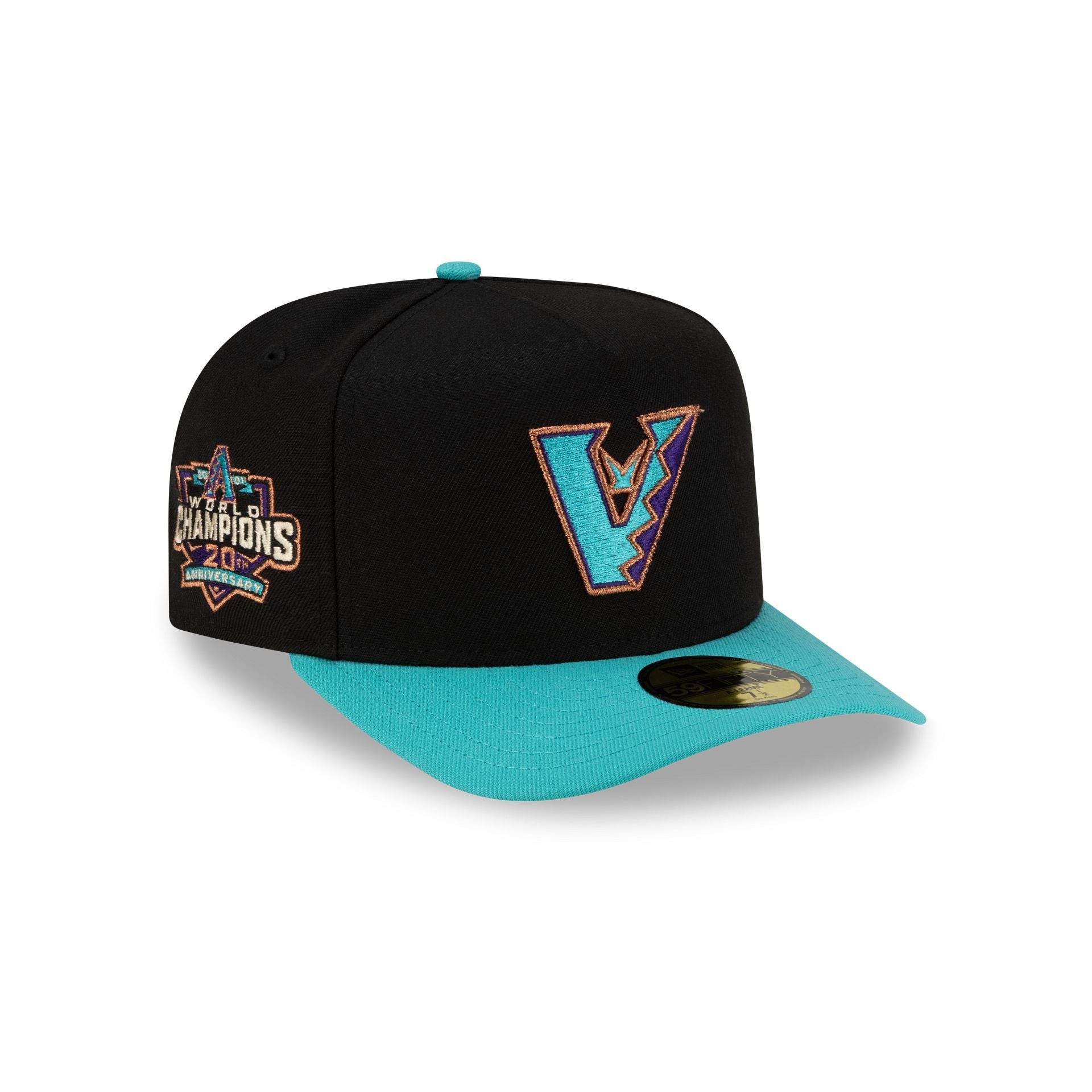 Just Caps Upside Down Logo Arizona Diamondbacks 59FIFTY A-Frame Fitted Hat