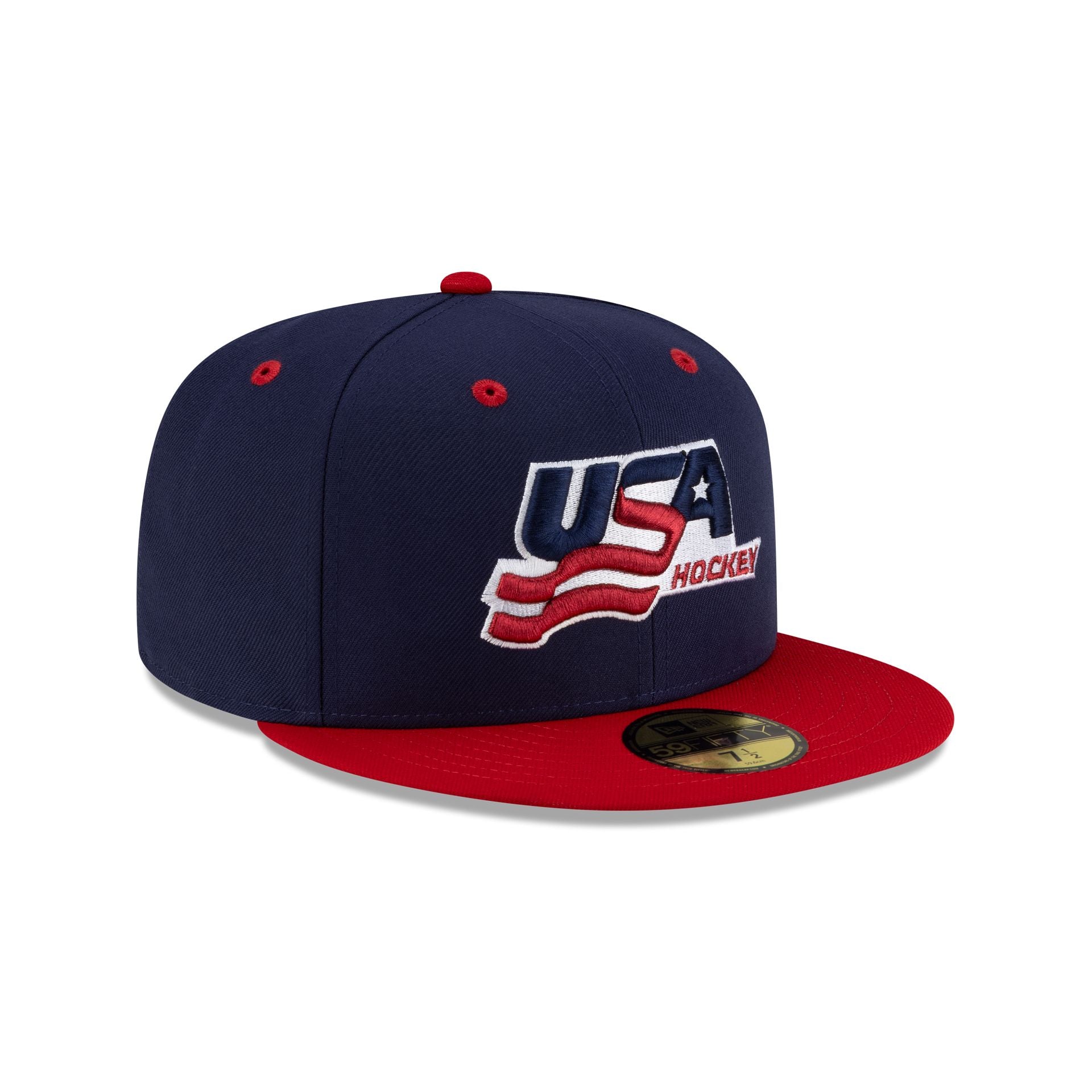 USA Hockey Light Navy 59FIFTY Fitted Hat