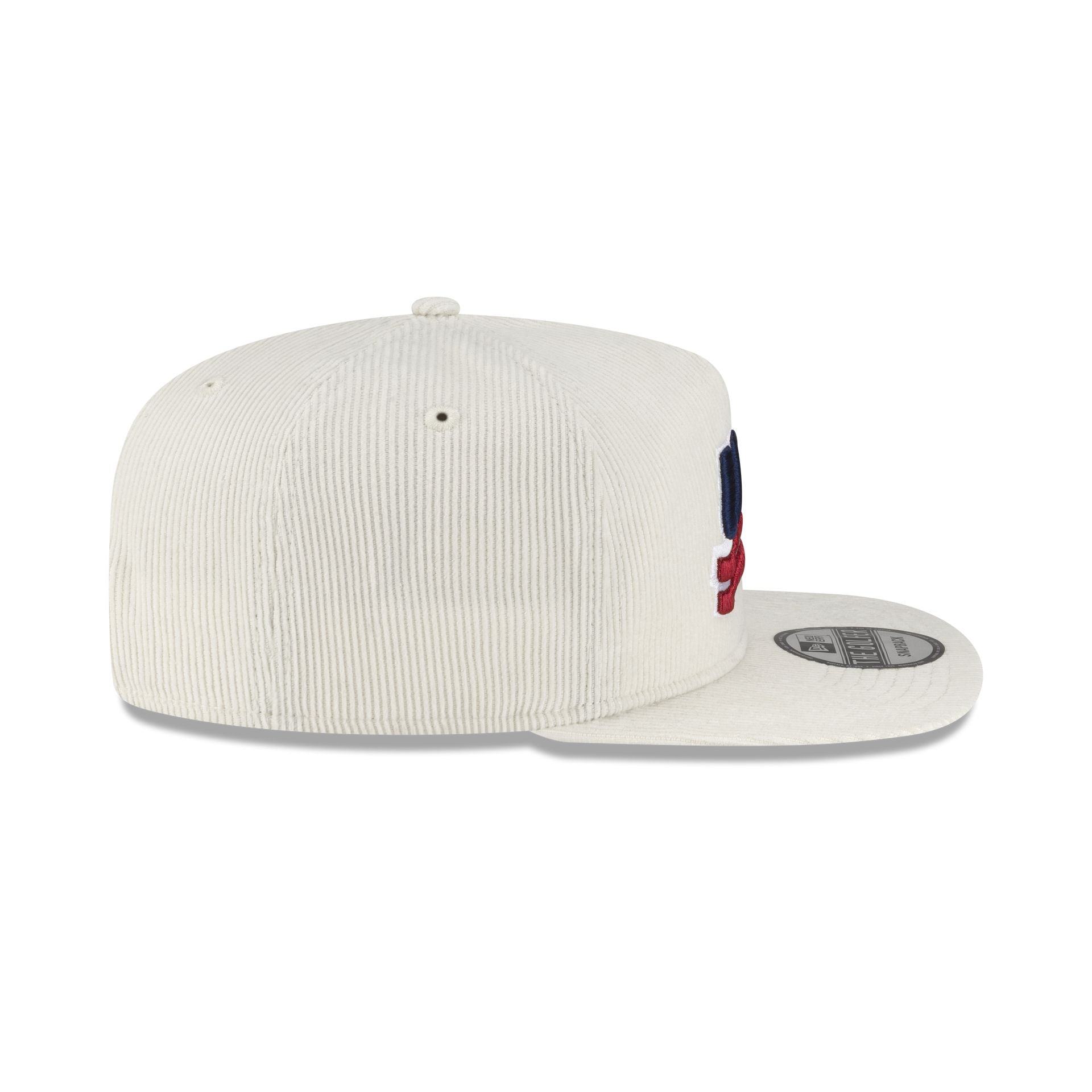 USA Hockey Chrome White Corduroy Golfer Hat