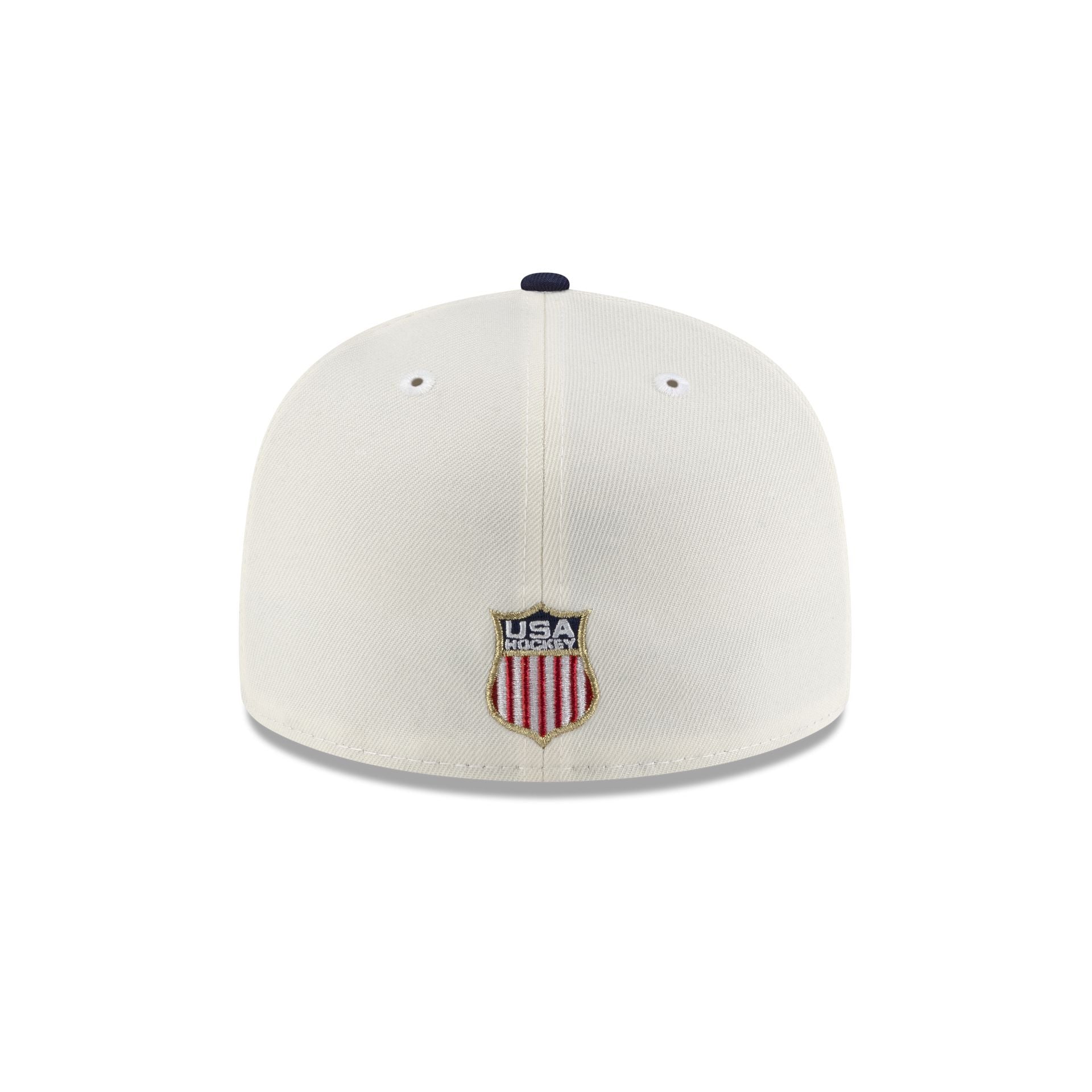 USA Hockey Chrome White 59FIFTY Fitted Hat