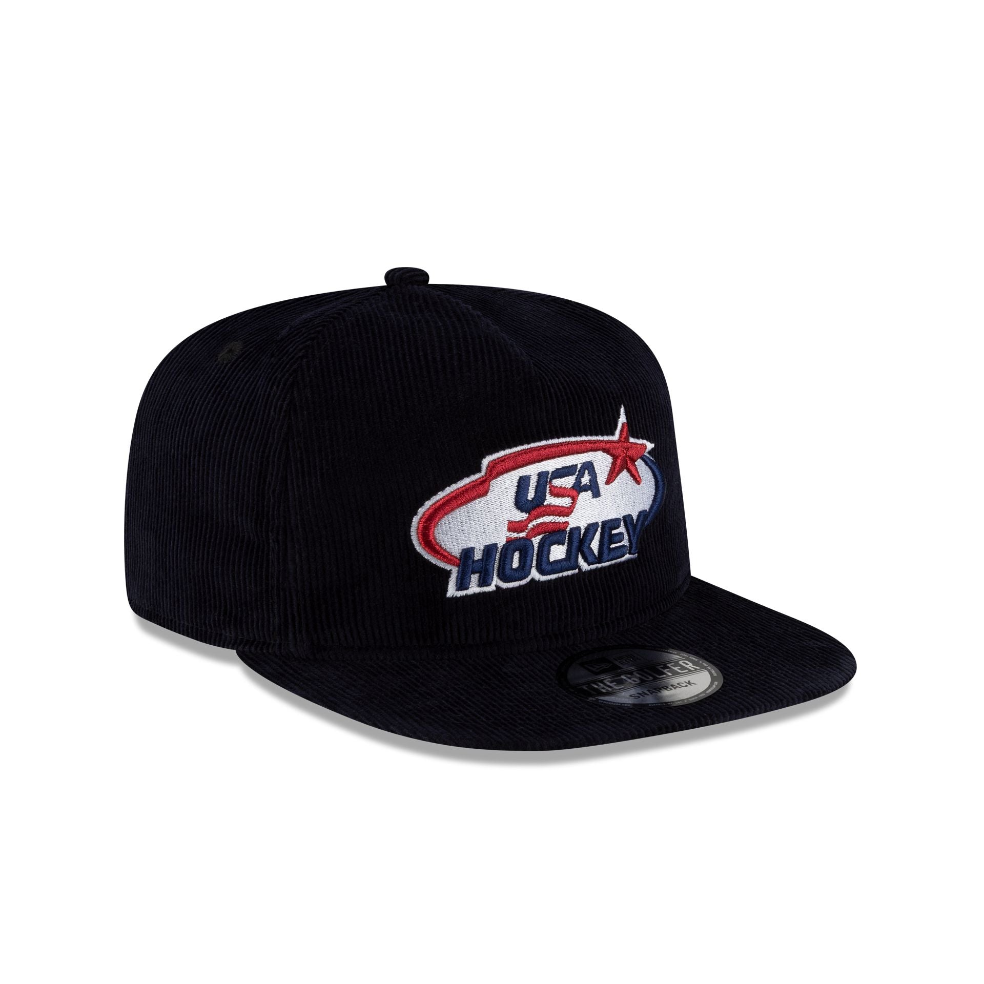 USA Hockey Navy Corduroy Golfer Hat