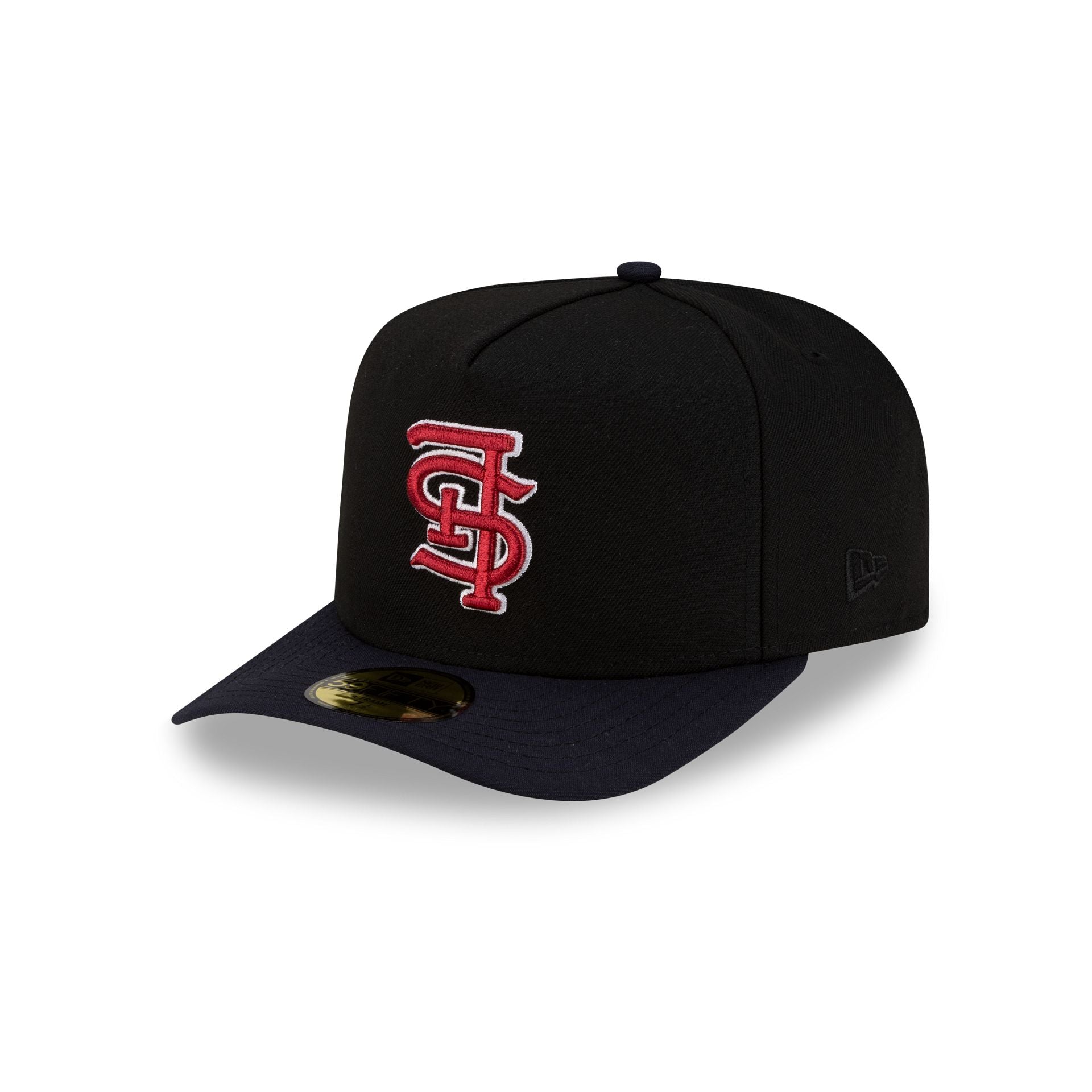 Just Caps Upside Down Logo St. Louis Cardinals 59FIFTY A-Frame Fitted Hat