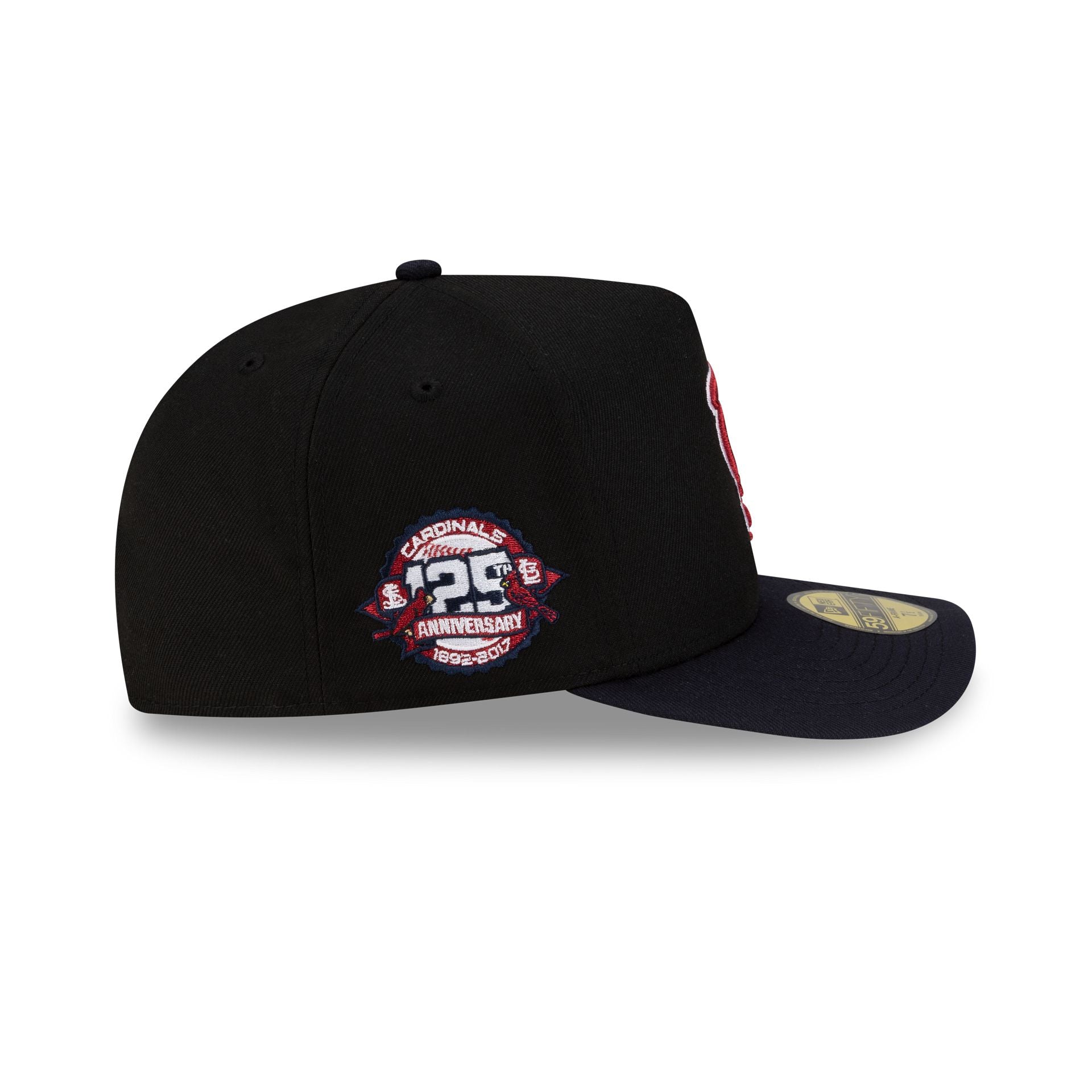 Just Caps Upside Down Logo St. Louis Cardinals 59FIFTY A-Frame Fitted Hat