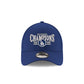Los Angeles Dodgers 2025 Regular Season Division Champions Replica 9FORTY Adjustable Hat