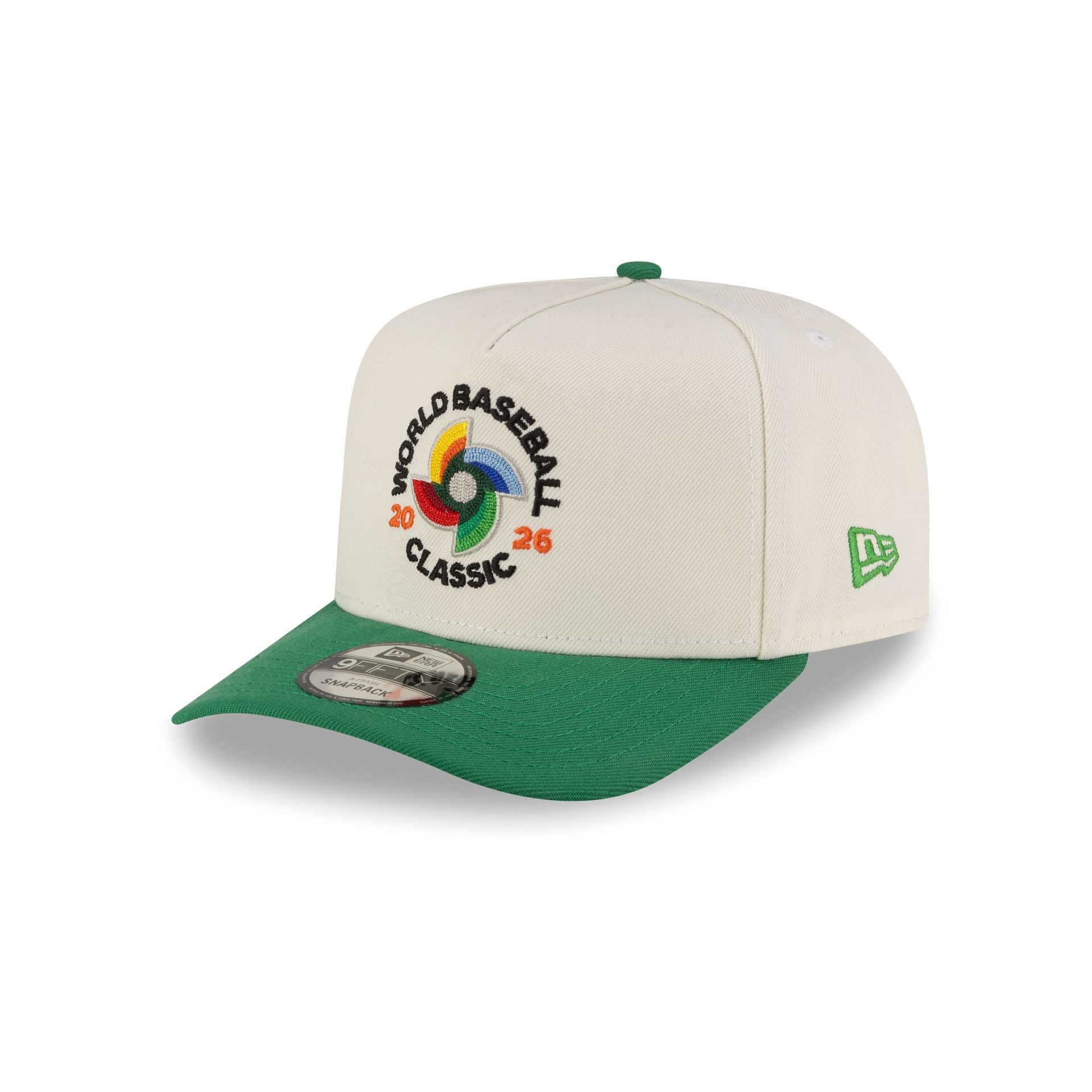 Panama 2026 World Baseball Classic Chrome White 9FIFTY A-Frame Snapback Hat