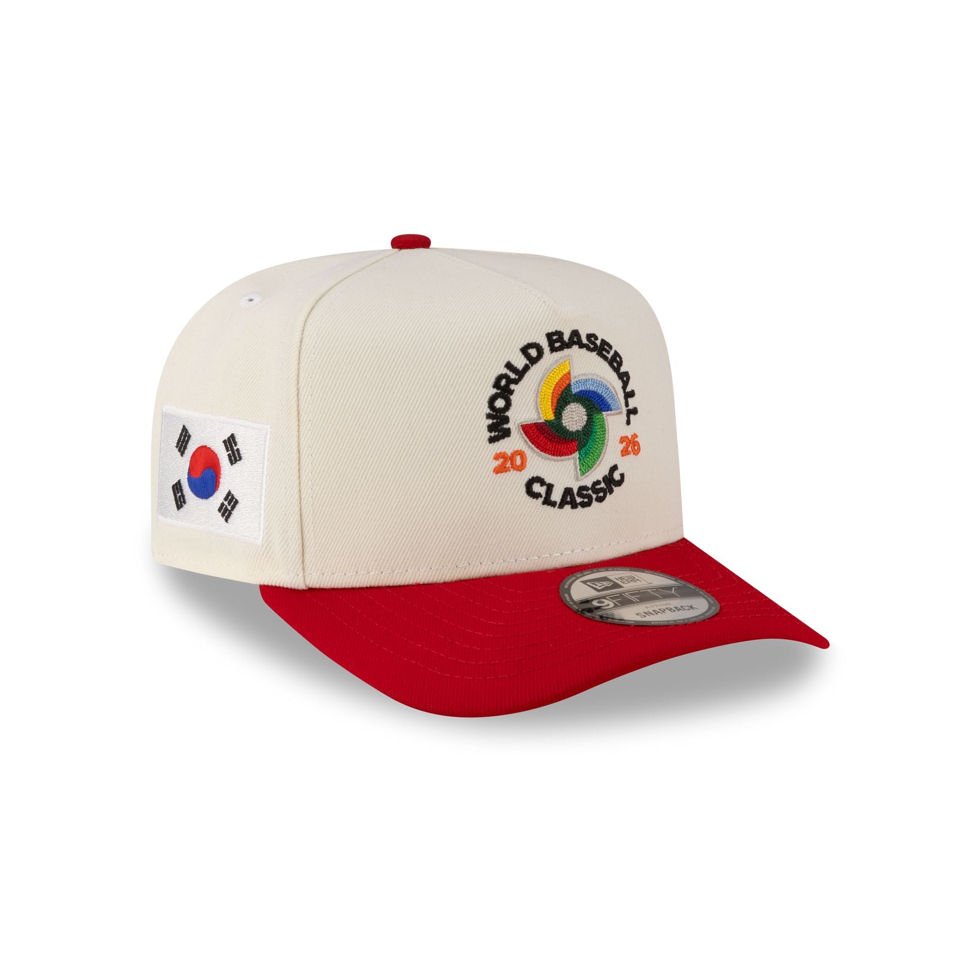 Korea 2026 World Baseball Classic Chrome White 9FIFTY A-Frame Snapback Hat