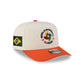 Brazil 2026 World Baseball Classic Chrome White 9FIFTY A-Frame Snapback Hat