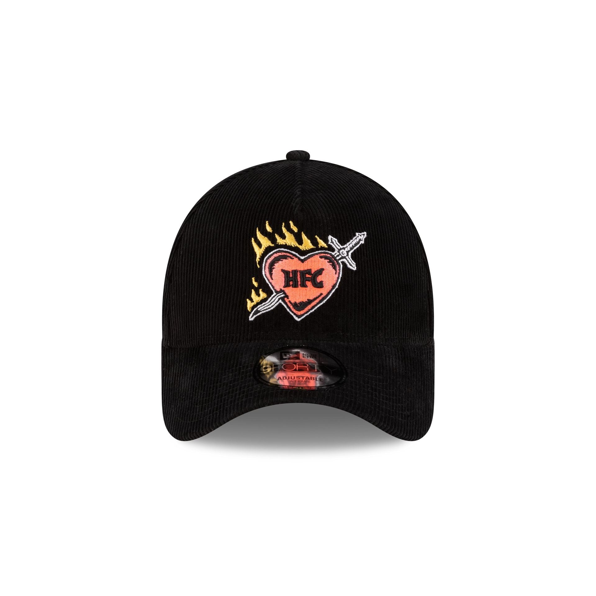 Stranger Things Hellfire Club Black Corduroy 9FORTY A-Frame Snapback Hat