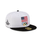 Team USA Winter Olympics Looney Tunes White 59FIFTY Fitted Hat