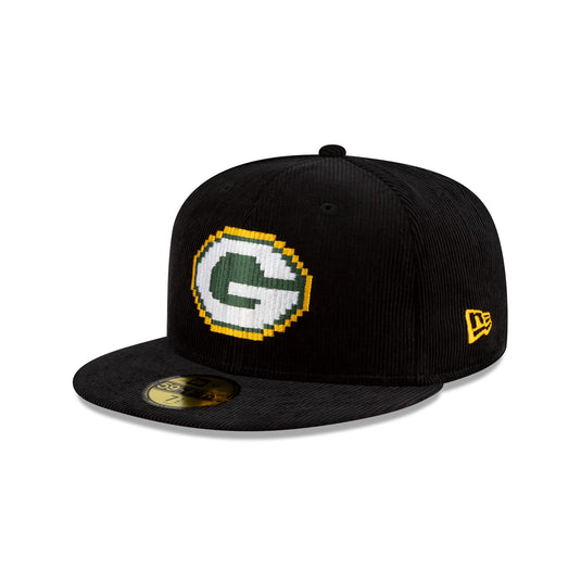 Just Caps NFL Pixelated Green Bay Packers 59FIFTY Fitted Hat - New Era Cap