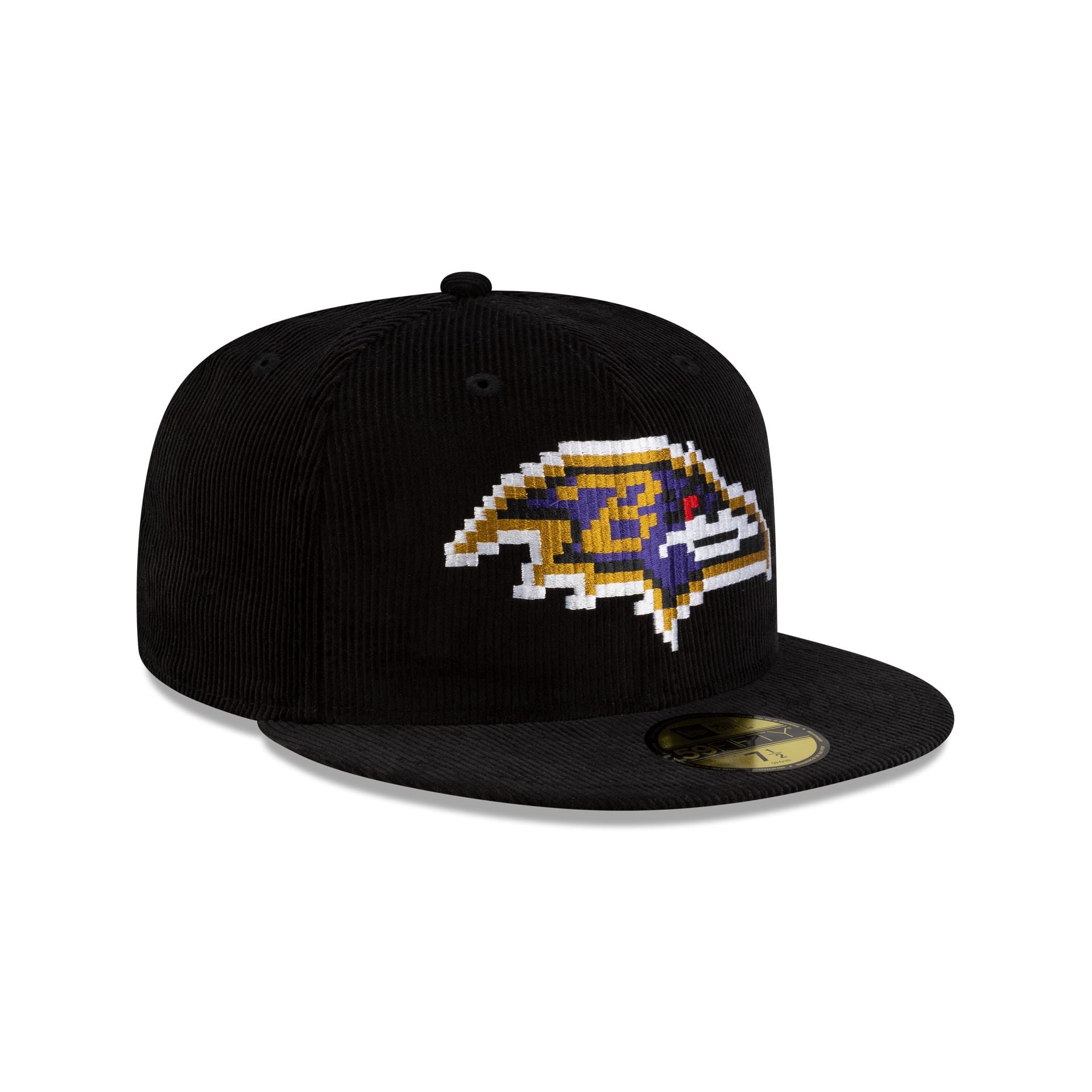 Just Caps NFL Pixelated Baltimore Ravens 59FIFTY Fitted Hat