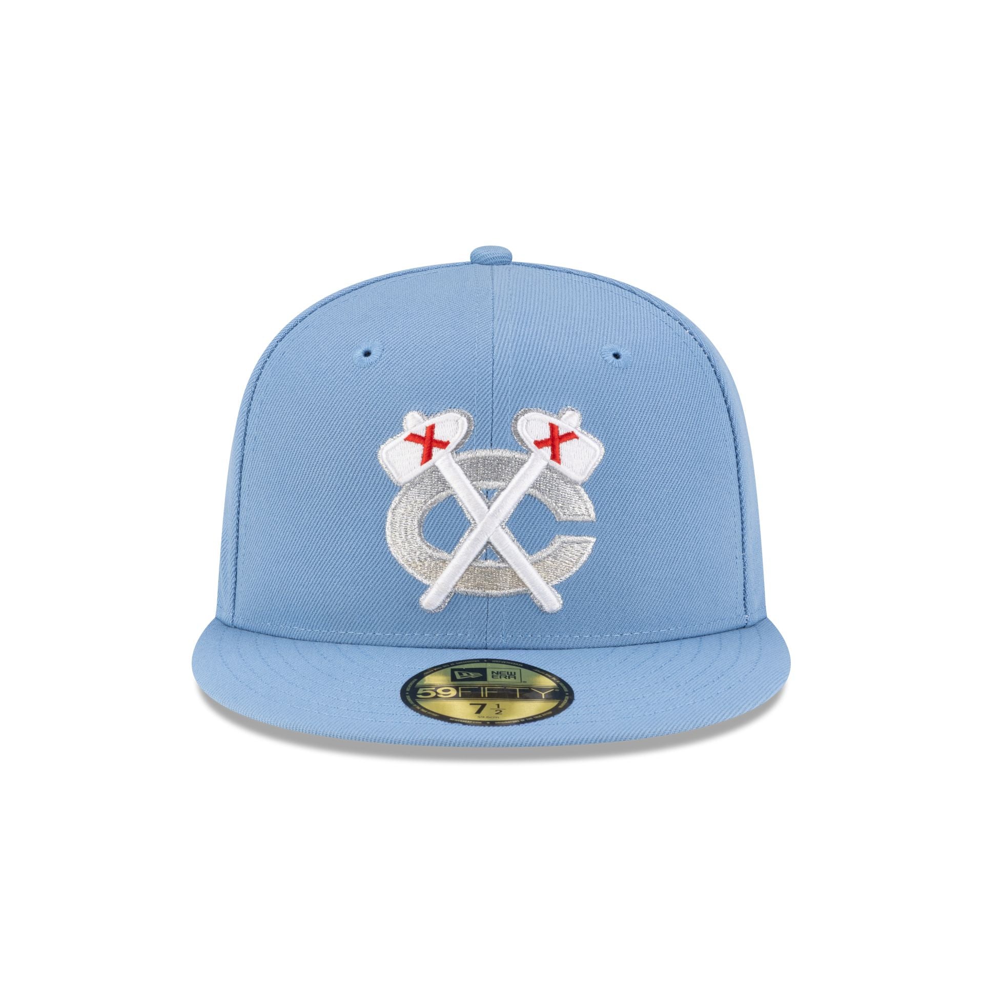 Chicago Blackhawks Sky Blue 59FIFTY Fitted Hat