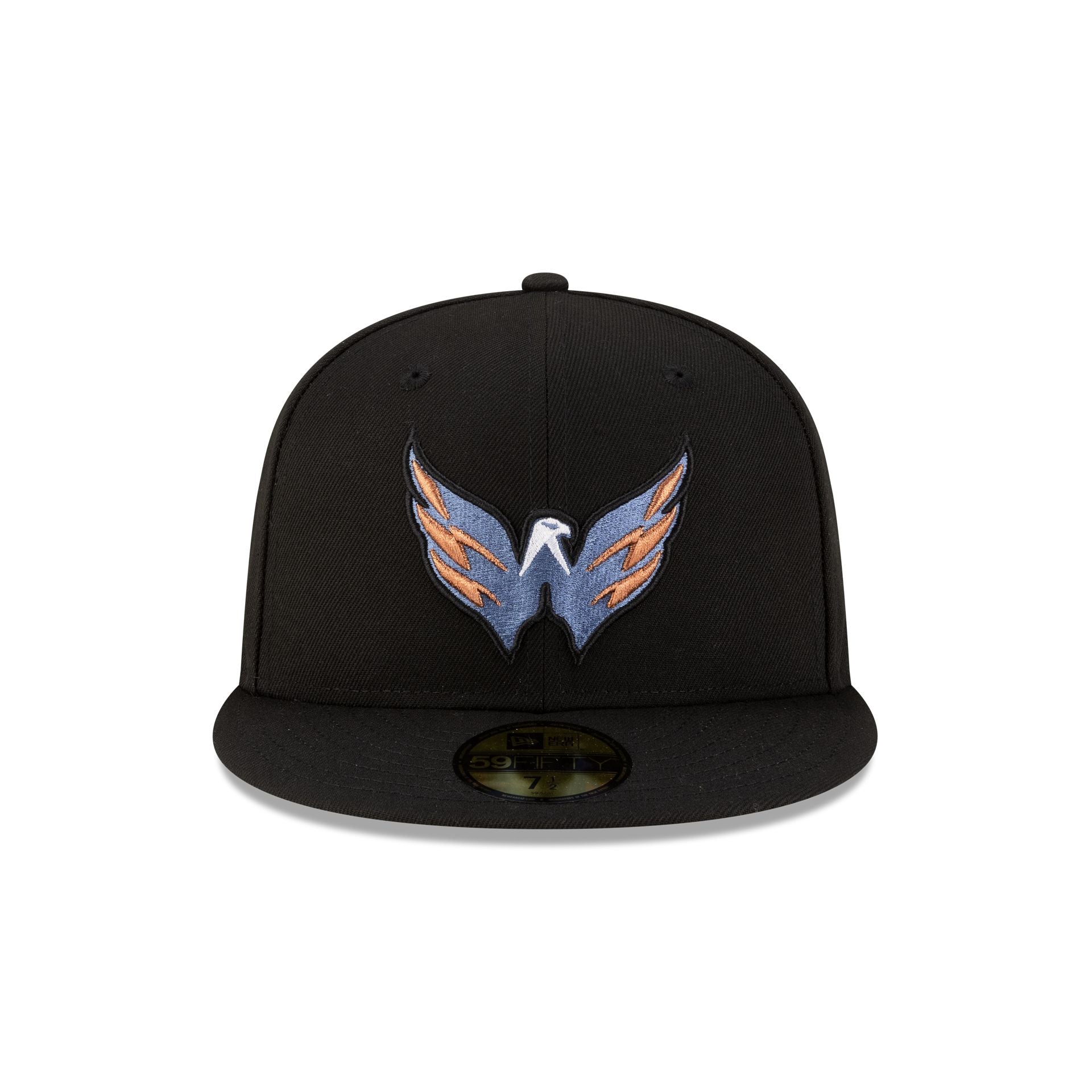 Washington Capitals Black 59FIFTY Fitted Hat