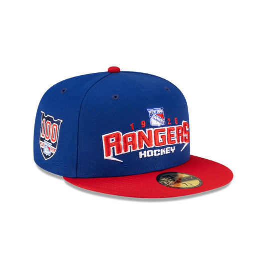 New York Rangers Royal Blue 59FIFTY Fitted Hat - New Era Cap