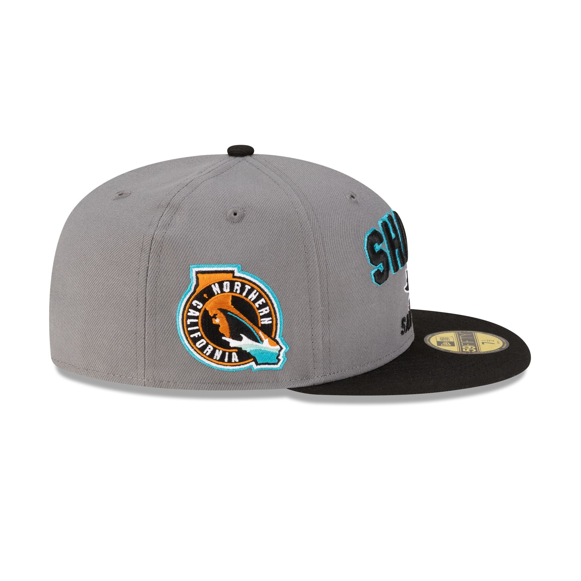 San Jose Sharks Gray 59FIFTY Fitted Hat