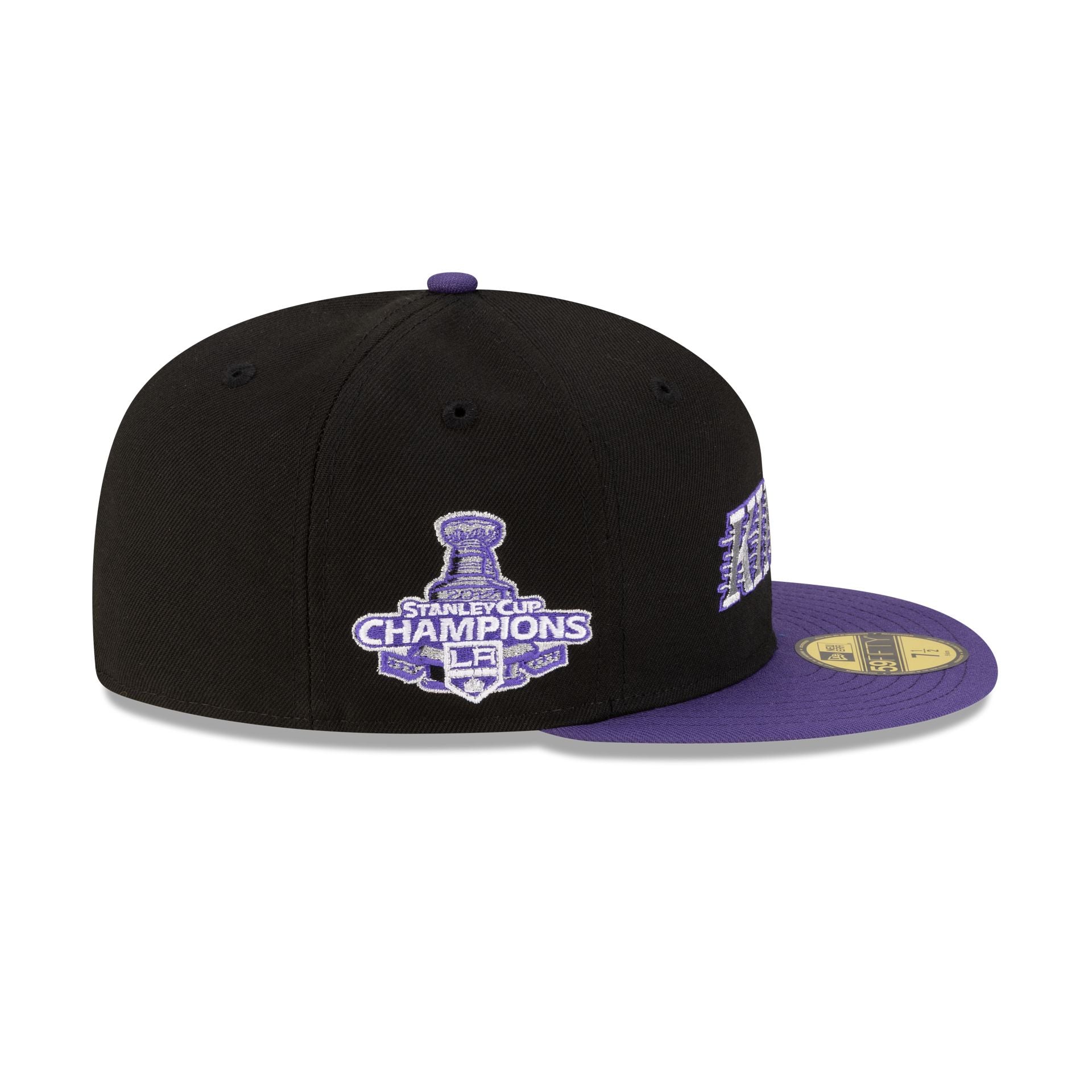 Los Angeles Kings Wordmark Black 59FIFTY Fitted Hat