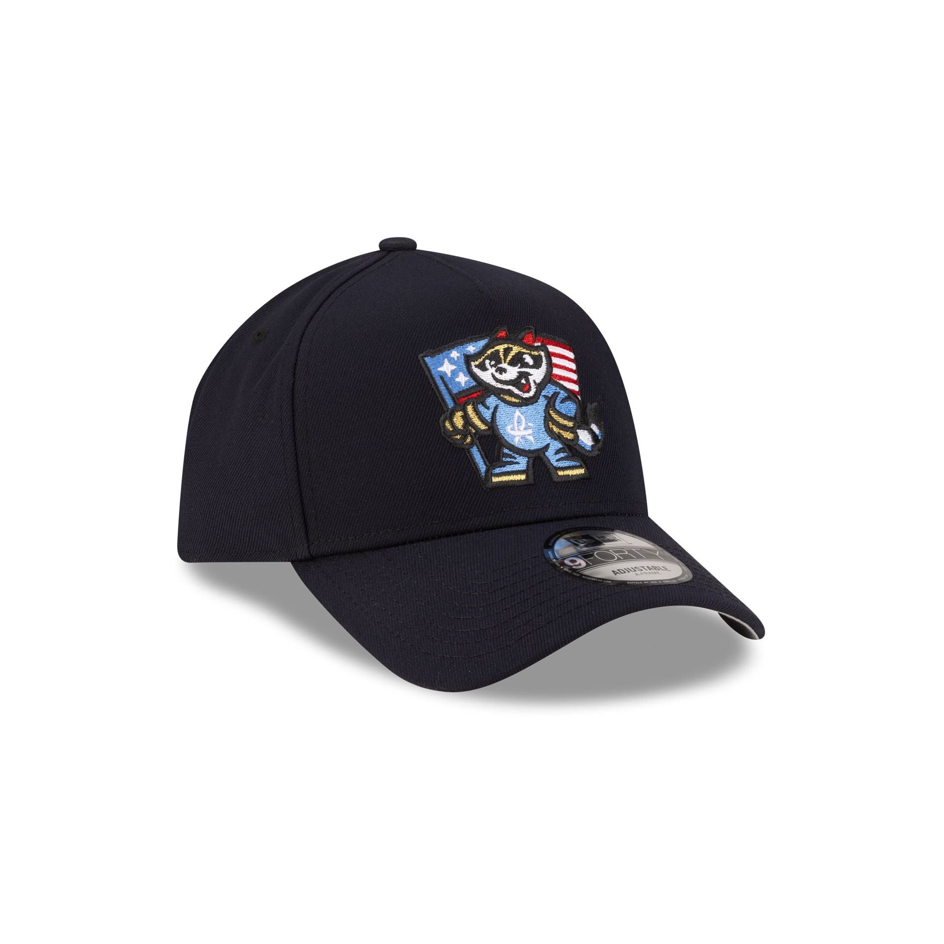 Rocket City Trash Pandas Americana 9FORTY A-Frame Snapback Hat