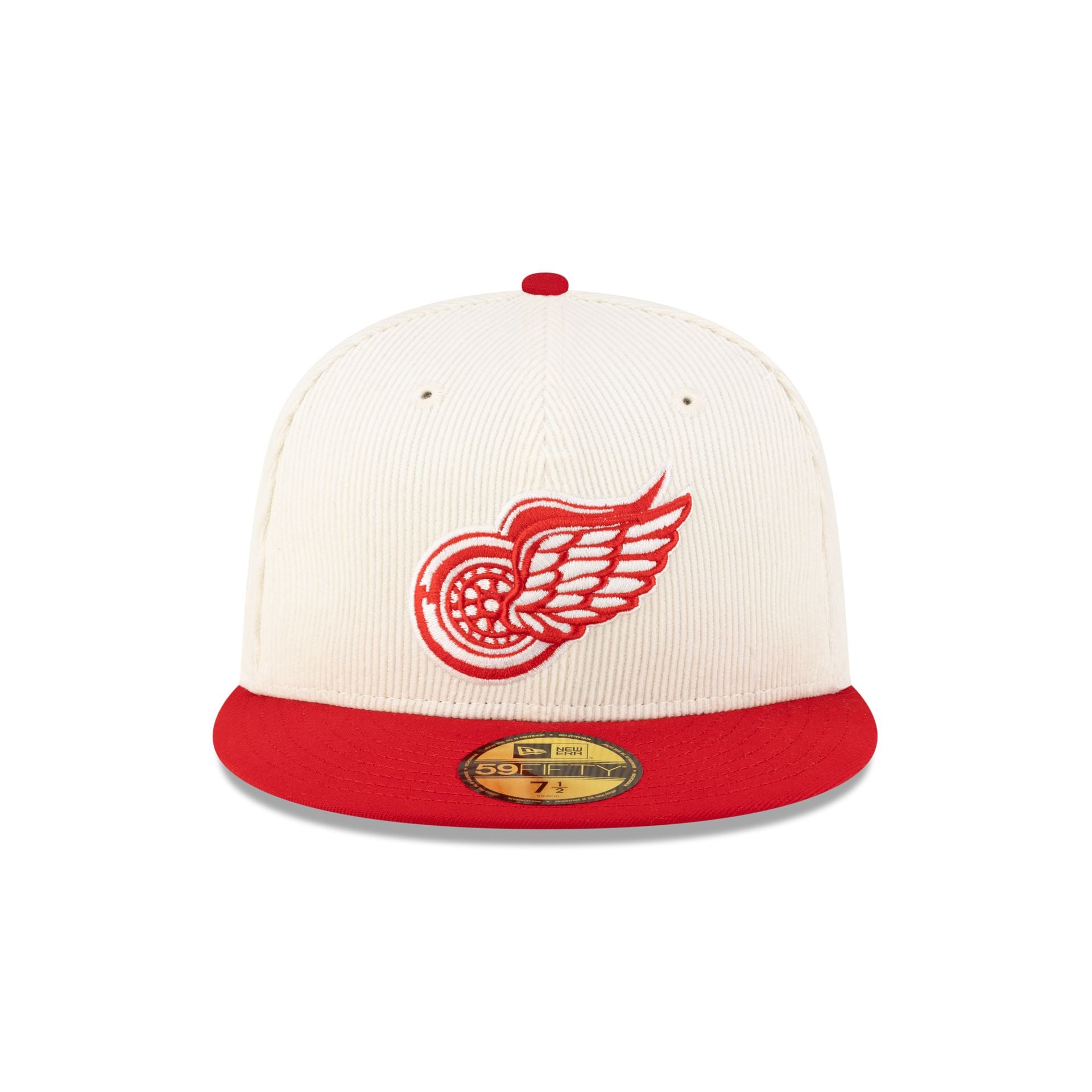 Detroit Red Wings 100th Anniversary Chrome Corduroy 59FIFTY Fitted Hat