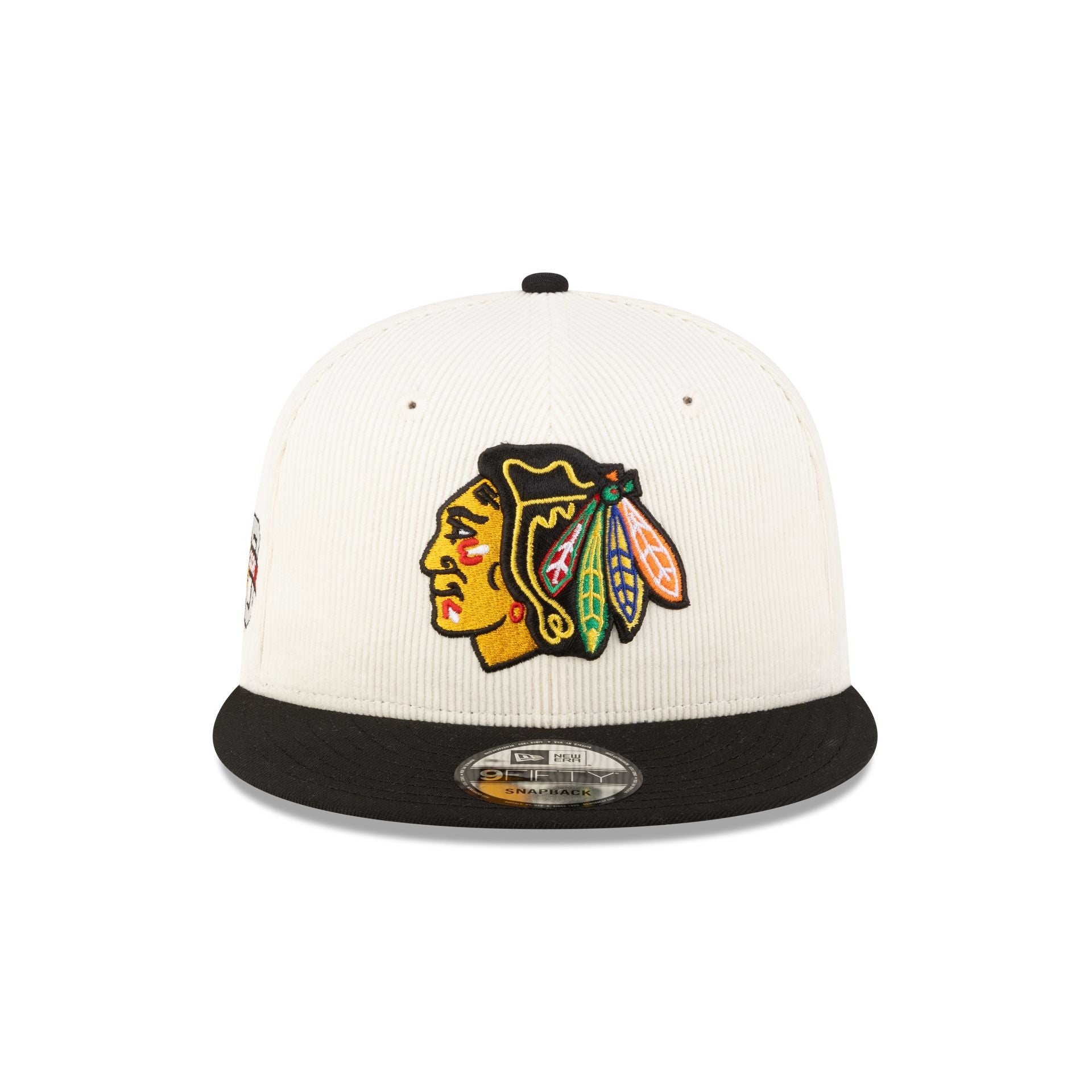 Chicago Blackhawks 100th Anniversary Chrome Corduroy 9FIFTY Snapback Hat