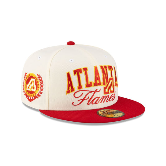Atlanta Flames Arch Script 59FIFTY Fitted Hat - New Era Cap