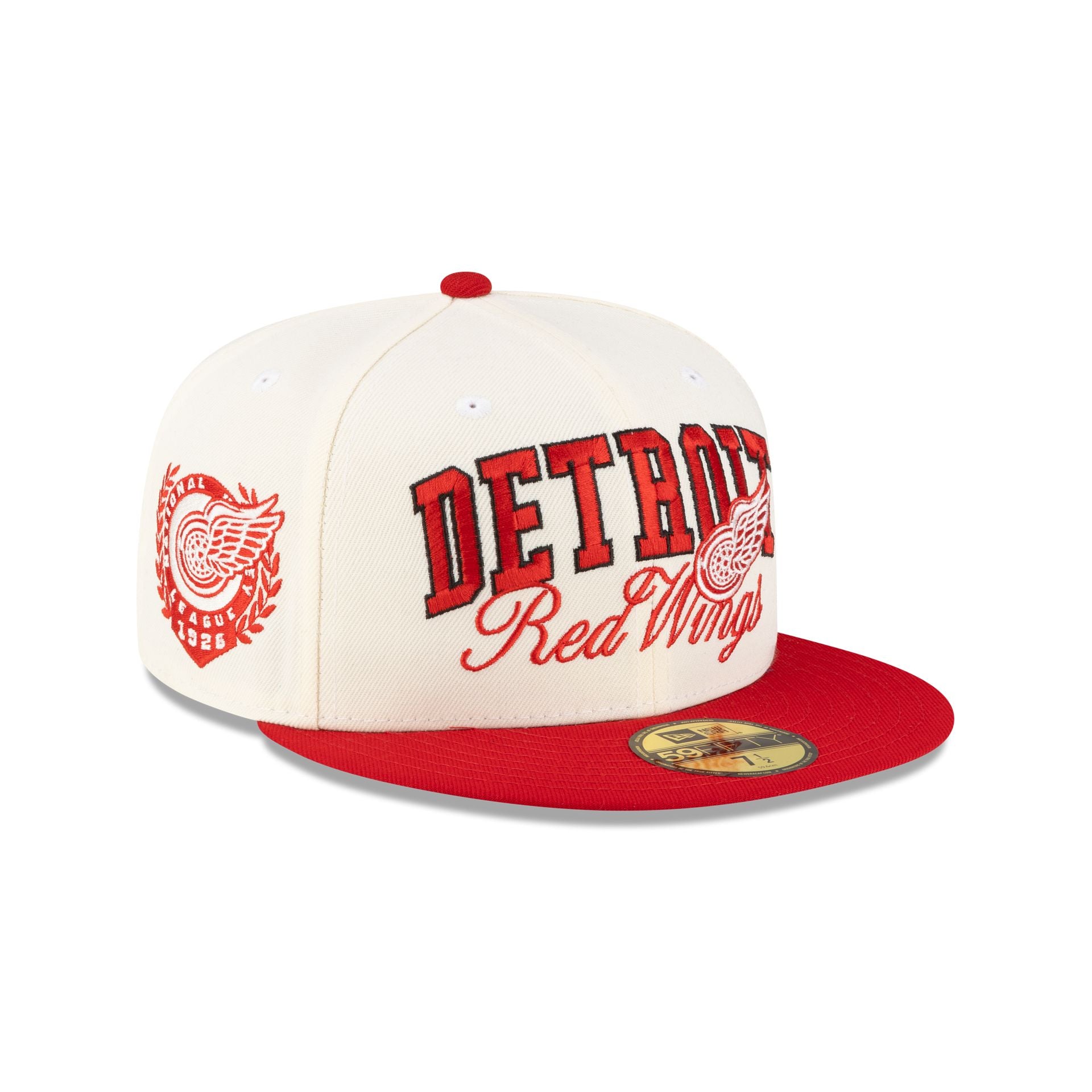 Detroit Red Wings Arch Script 59FIFTY Fitted Hat