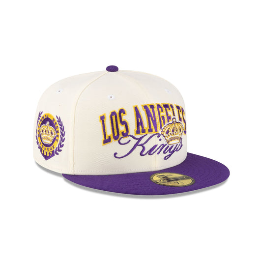 Los Angeles Kings Arch Script 59FIFTY Fitted Hat - New Era Cap
