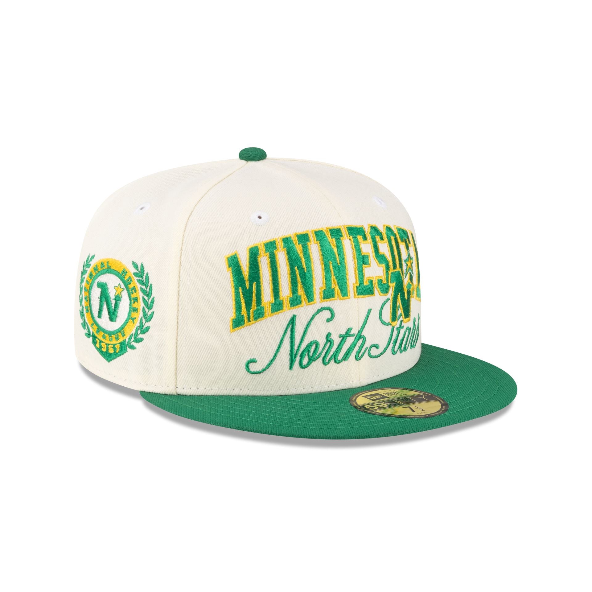 Minnesota North Stars Arch Script 59FIFTY Fitted Hat