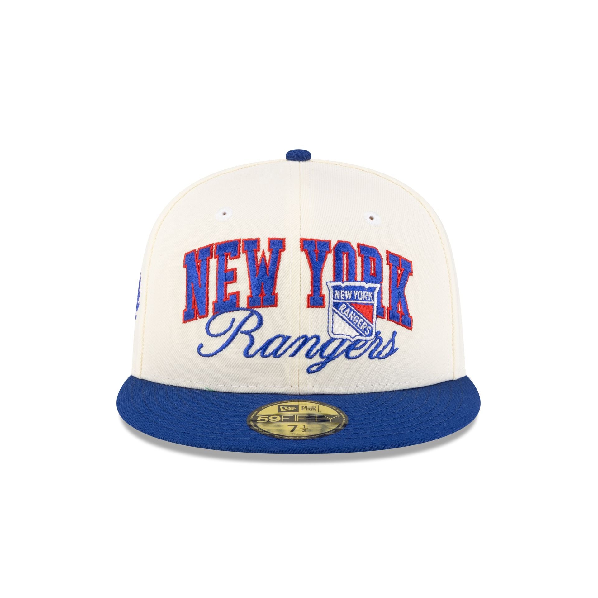 New York Rangers Arch Script 59FIFTY Fitted Hat
