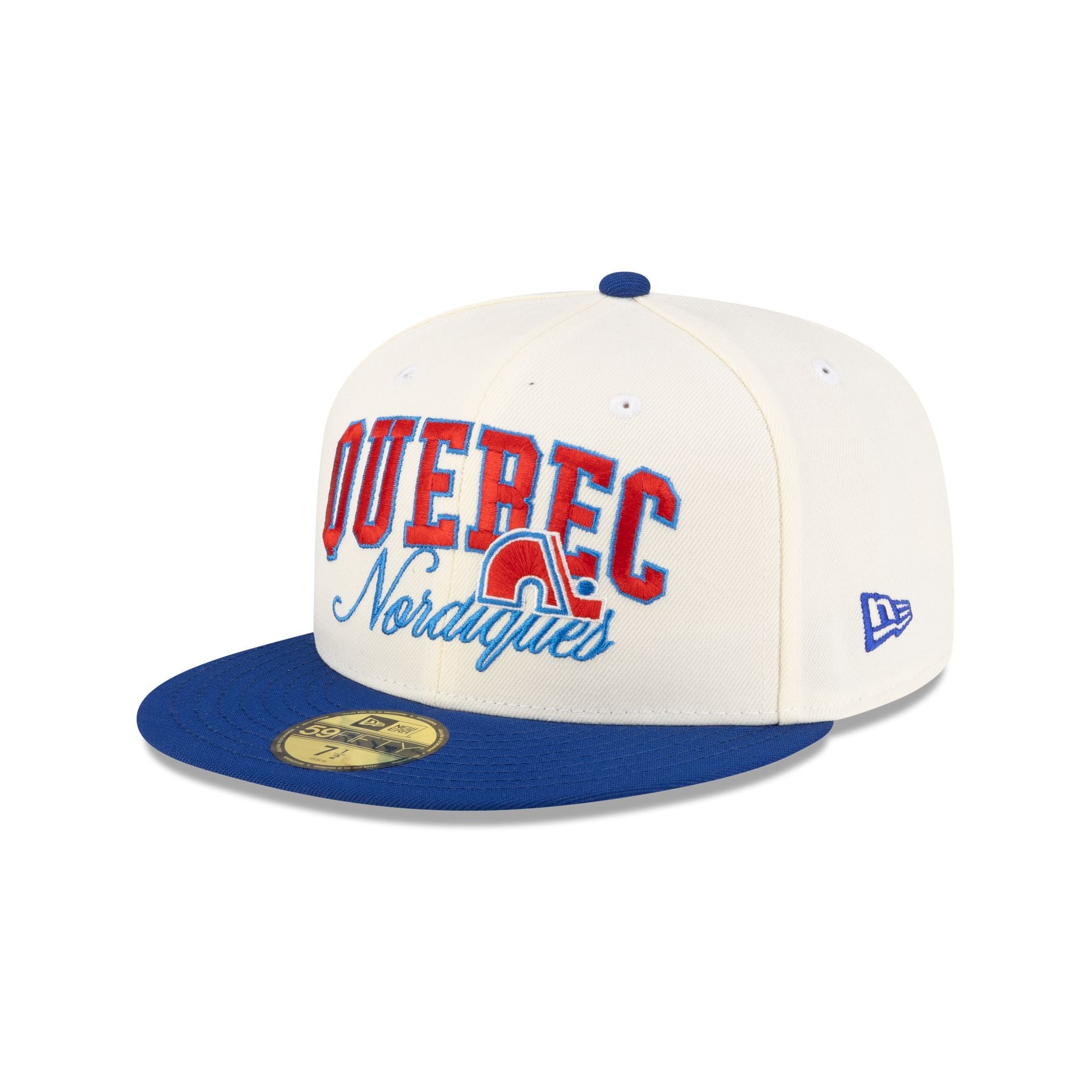 Quebec Nordiques Arch Script 59FIFTY Fitted Hat