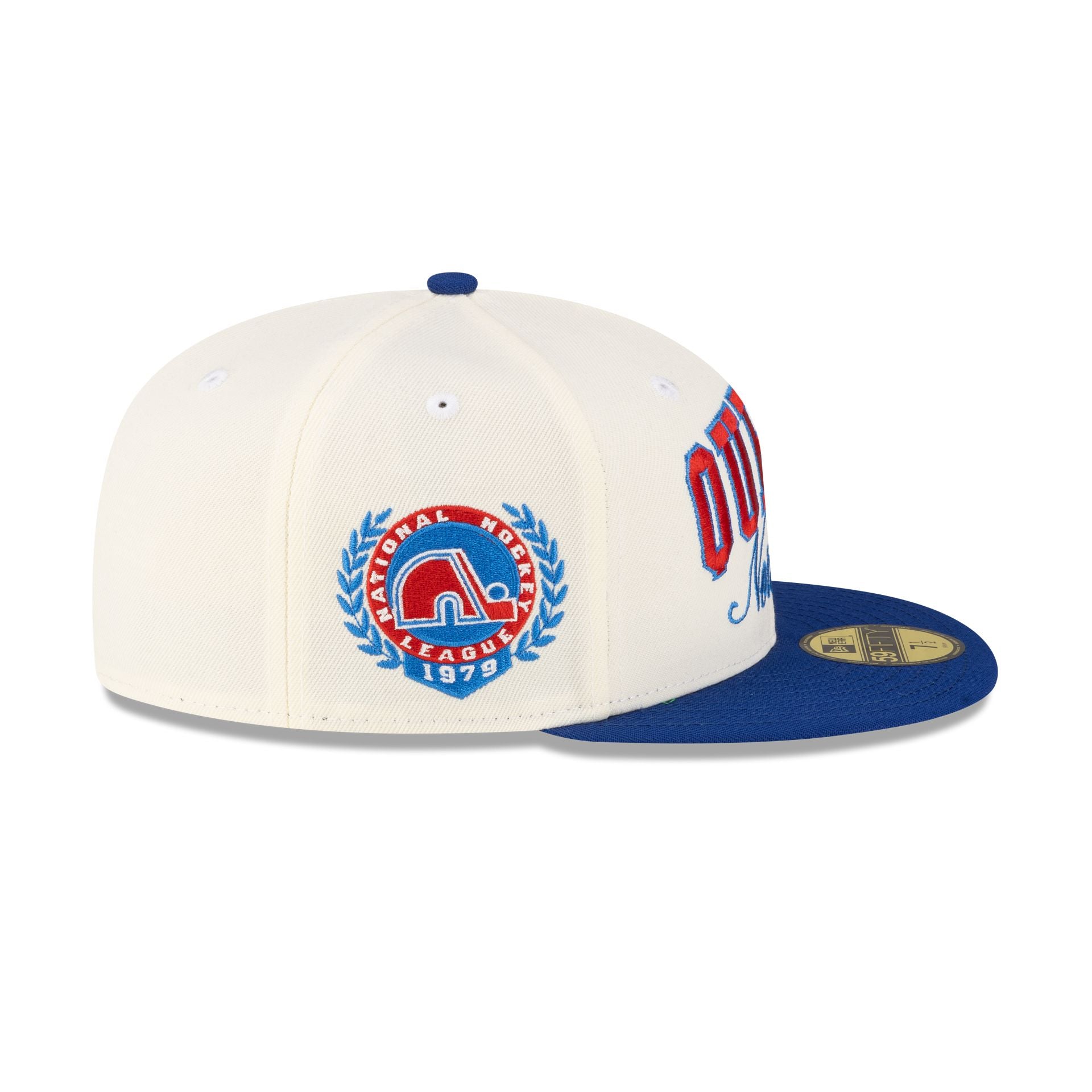 Quebec Nordiques Arch Script 59FIFTY Fitted Hat