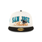 San Jose Sharks Arch Script 59FIFTY Fitted Hat