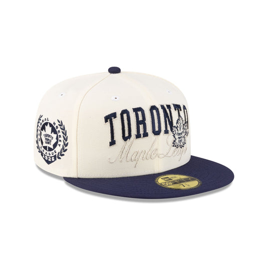 Toronto Maple Leafs Arch Script 59FIFTY Fitted Hat - New Era Cap
