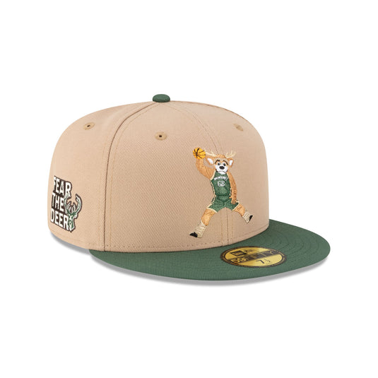 Milwaukee Bucks Mascot Camel 59FIFTY Fitted Hat - New Era Cap
