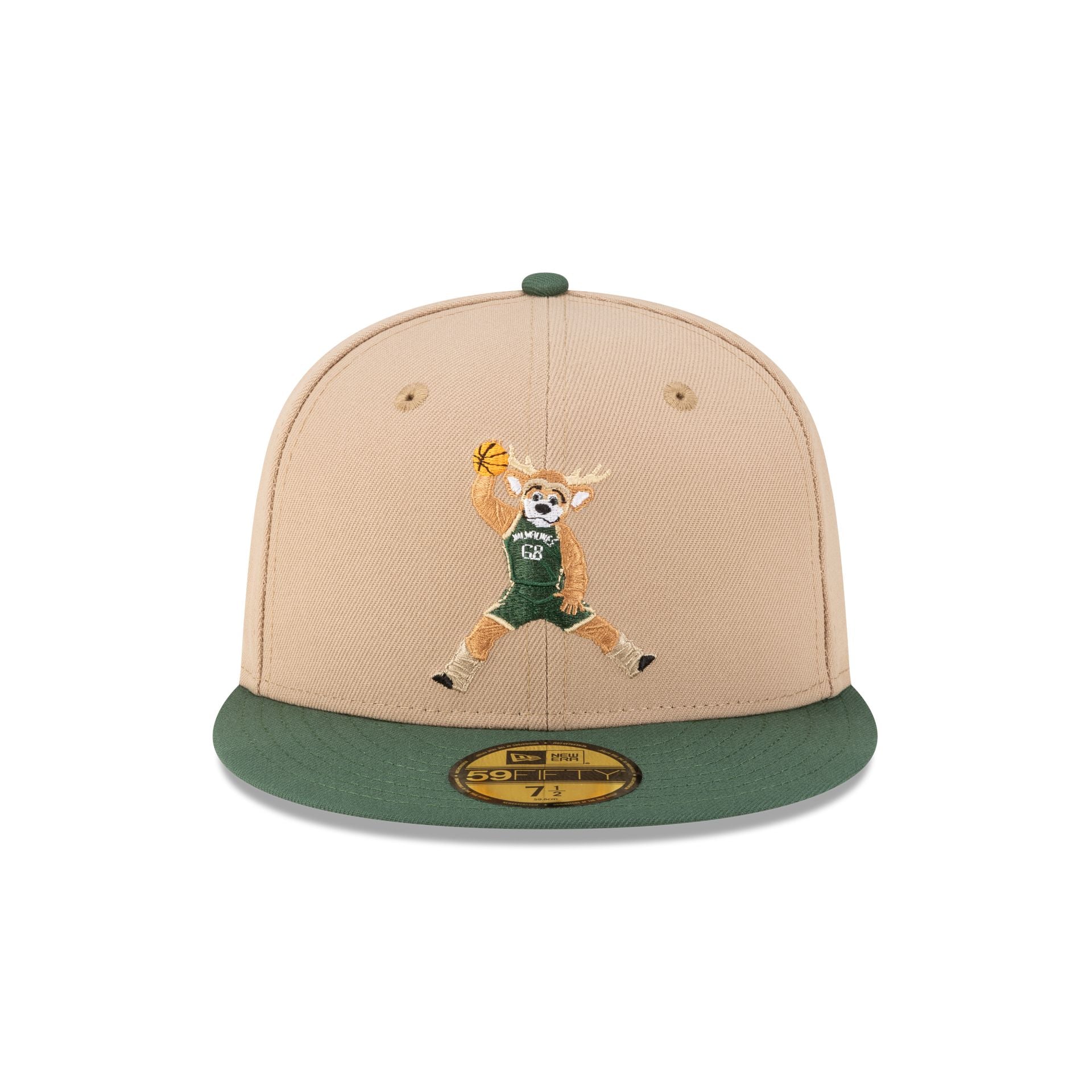 Milwaukee Bucks Mascot Camel 59FIFTY Fitted Hat