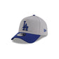 Los Angeles Dodgers 2025 World Series Champions Flag Sidepatch Gray 9FORTY A-Frame Snapback Hat