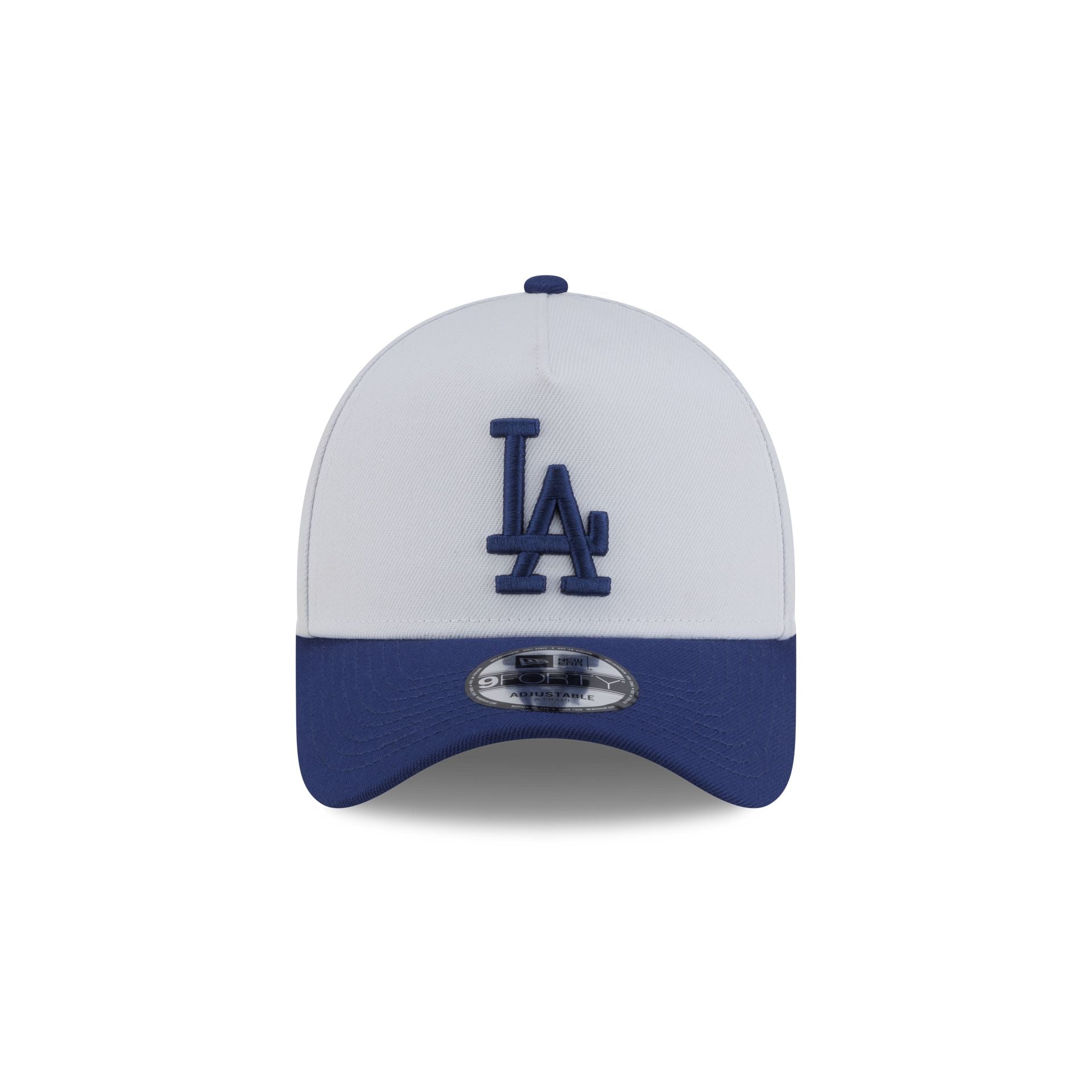 Los Angeles Dodgers 2025 World Series Champions Trophy Sidepatch White 9FORTY A-Frame Snapback Hat