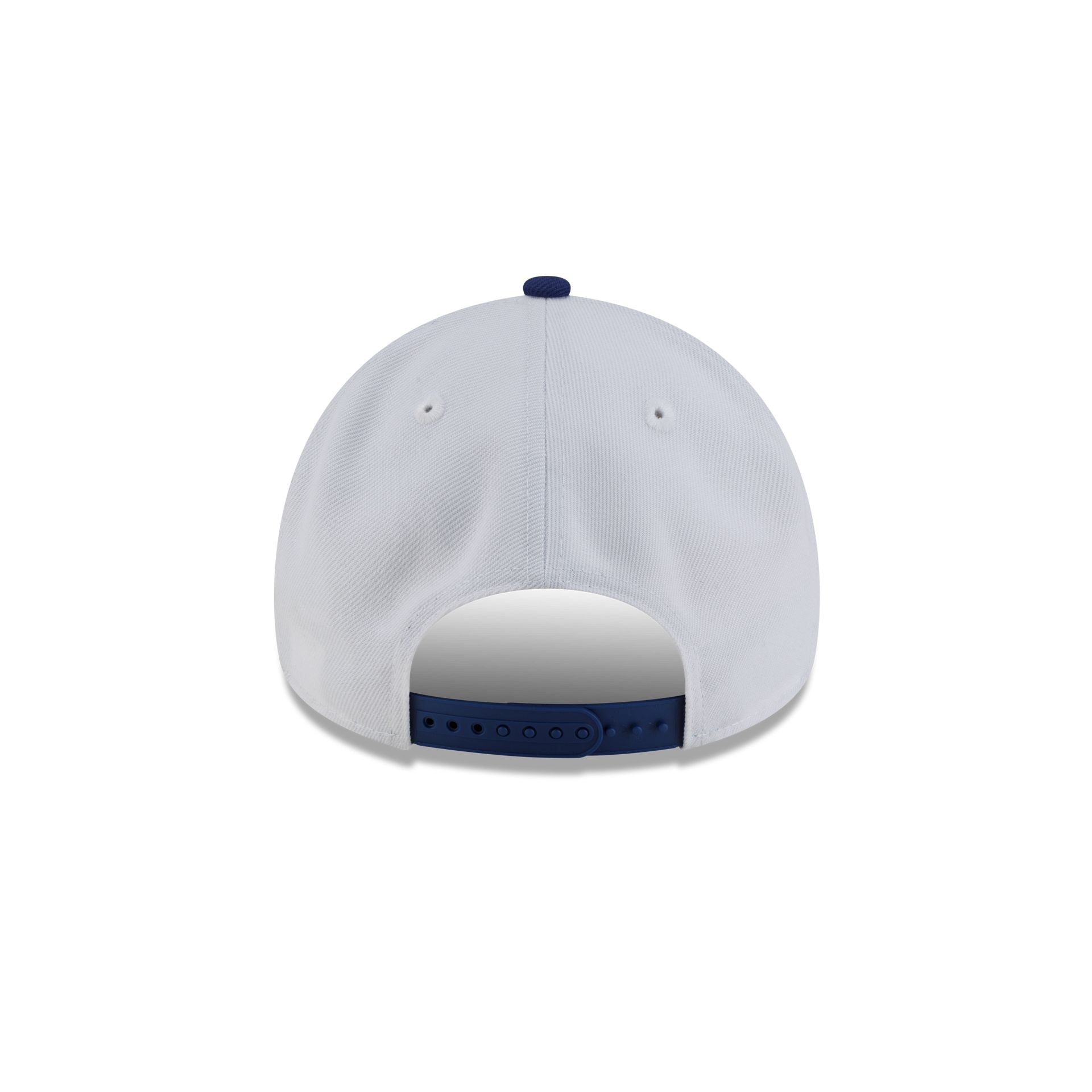 Los Angeles Dodgers 2025 World Series Champions Trophy Sidepatch White 9FORTY A-Frame Snapback Hat