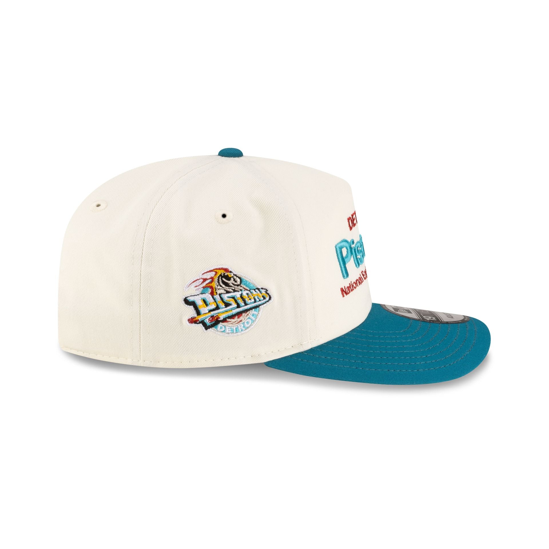 Detroit Pistons 1996-2001 Hardwood Classics Sign Stack Chrome White 19TWENTY Adjustable Hat