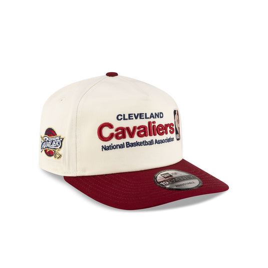 Cleveland Cavaliers 2010-2017 Hardwood Classics Sign Stack Chrome White 19TWENTY Adjustable Hat - New Era Cap