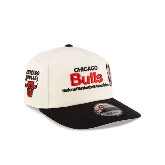 Chicago Bulls 1966-Present Hardwood Classics Sign Stack Chrome White 19TWENTY Adjustable Hat - New Era Cap